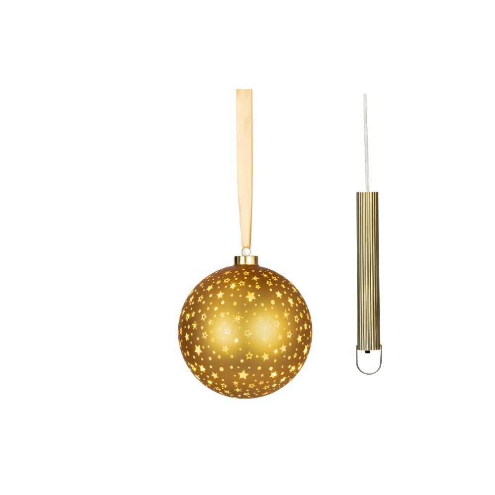SFERA 25 LED STELLINE ORO D.19